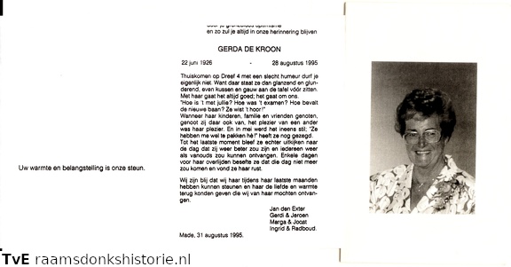 Gerda de Kroon- Jan den Exter